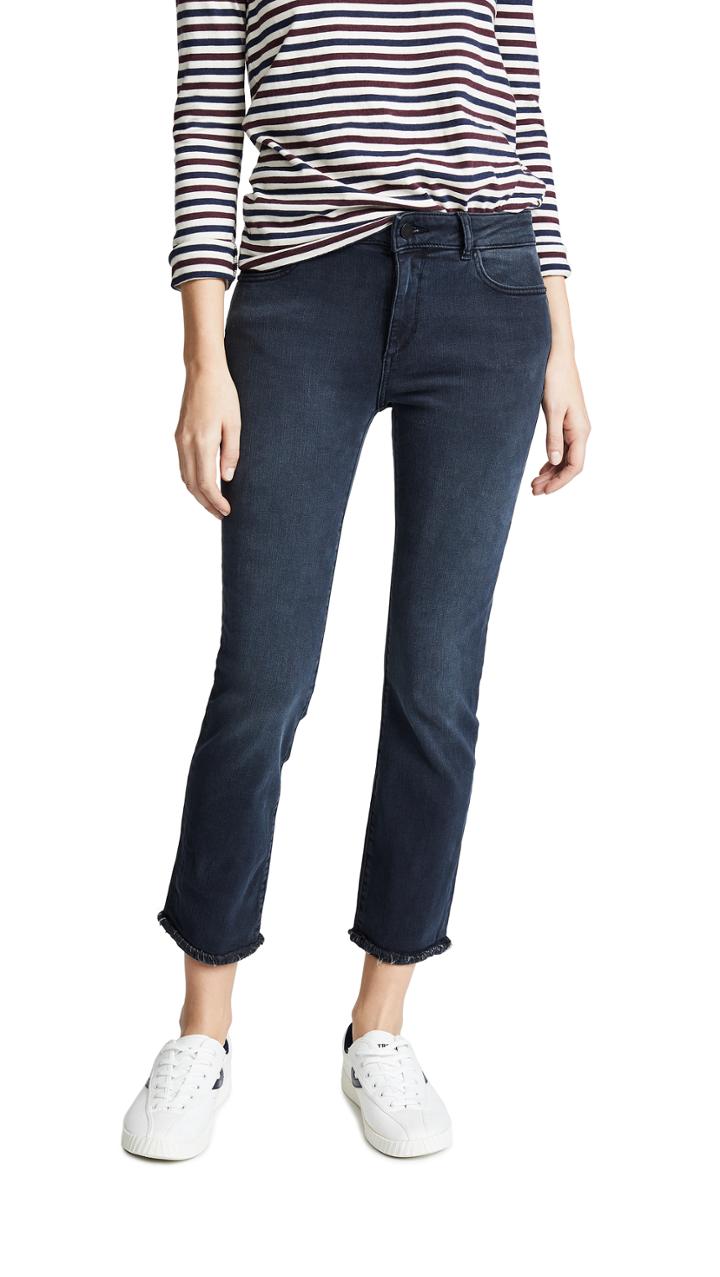 Dl1961 Mara Ankle Instaculpt Straight Leg Jeans