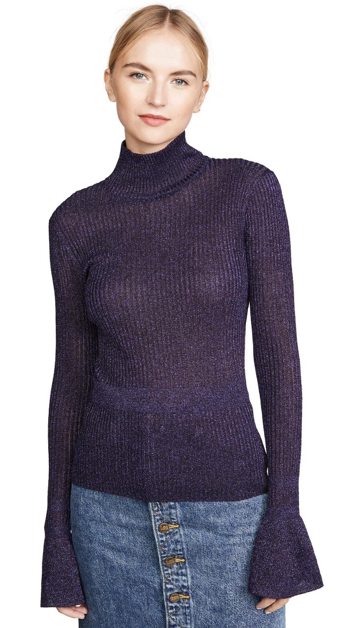 Veronica Beard Lilia Turtleneck Pullover