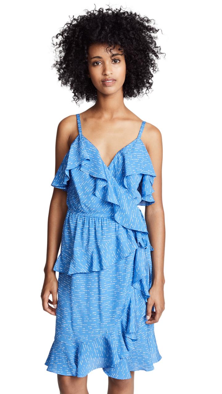 Derek Lam 10 Crosby Ruffled Wrap Dress