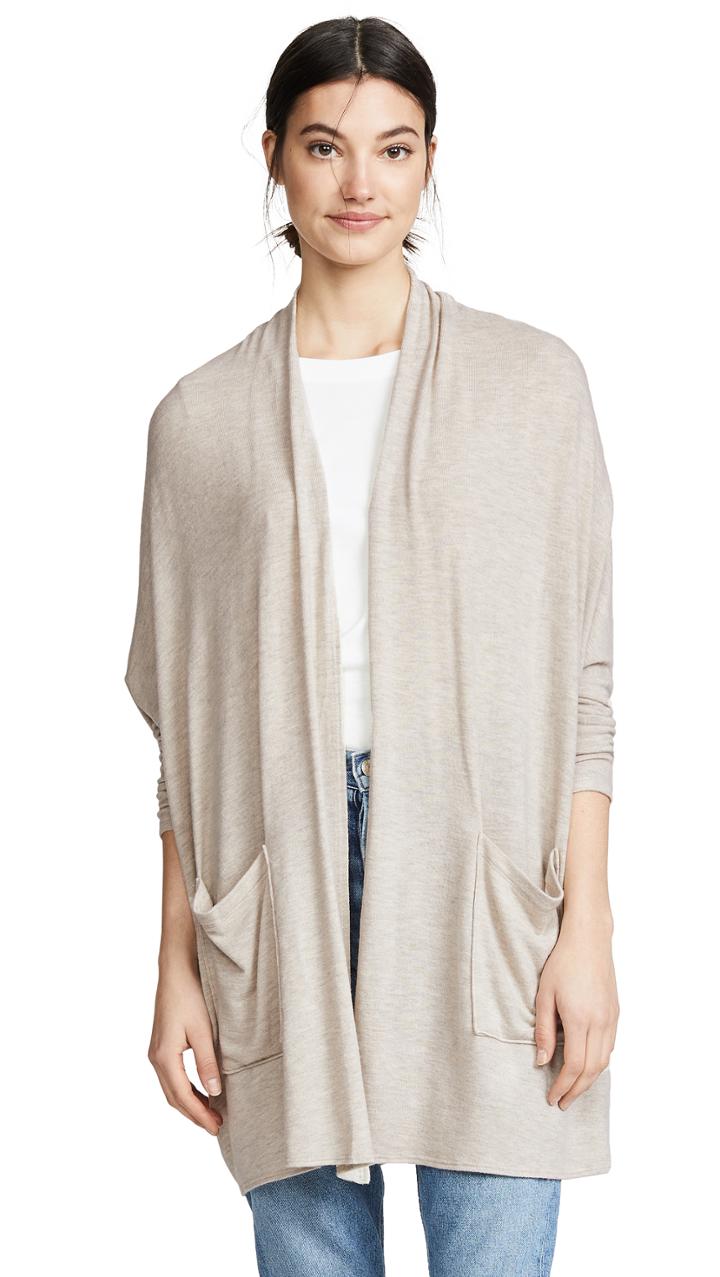 Beyond Yoga Brushed Up Easy Rider Origami Cardigan