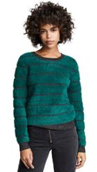 Bb Dakota Can T Stop Metallic Stripe Sweater