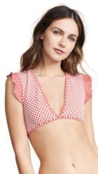 Shoshanna Deep V Crop Top