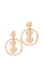 Oscar De La Renta Baguette Imitation Pearl Earrings