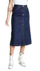 Goldsign Easton The Button Front Skirt
