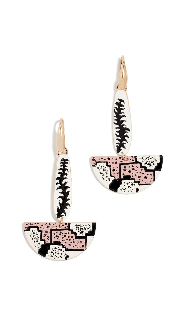 Isabel Marant Ma Vallee Fan Earrings