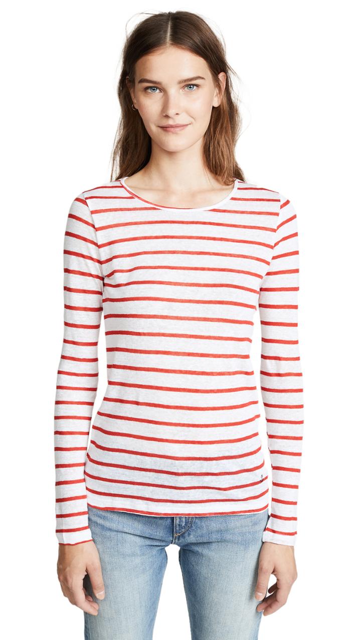 One By Stripe & Stare One By Breton Jersey Long Sleeve Tee