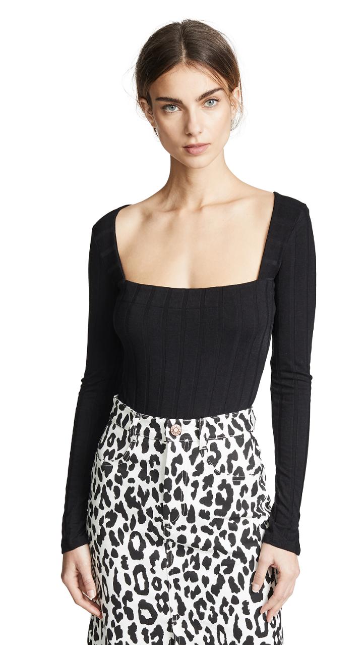 Free People Beside Me Thong Bodysuit