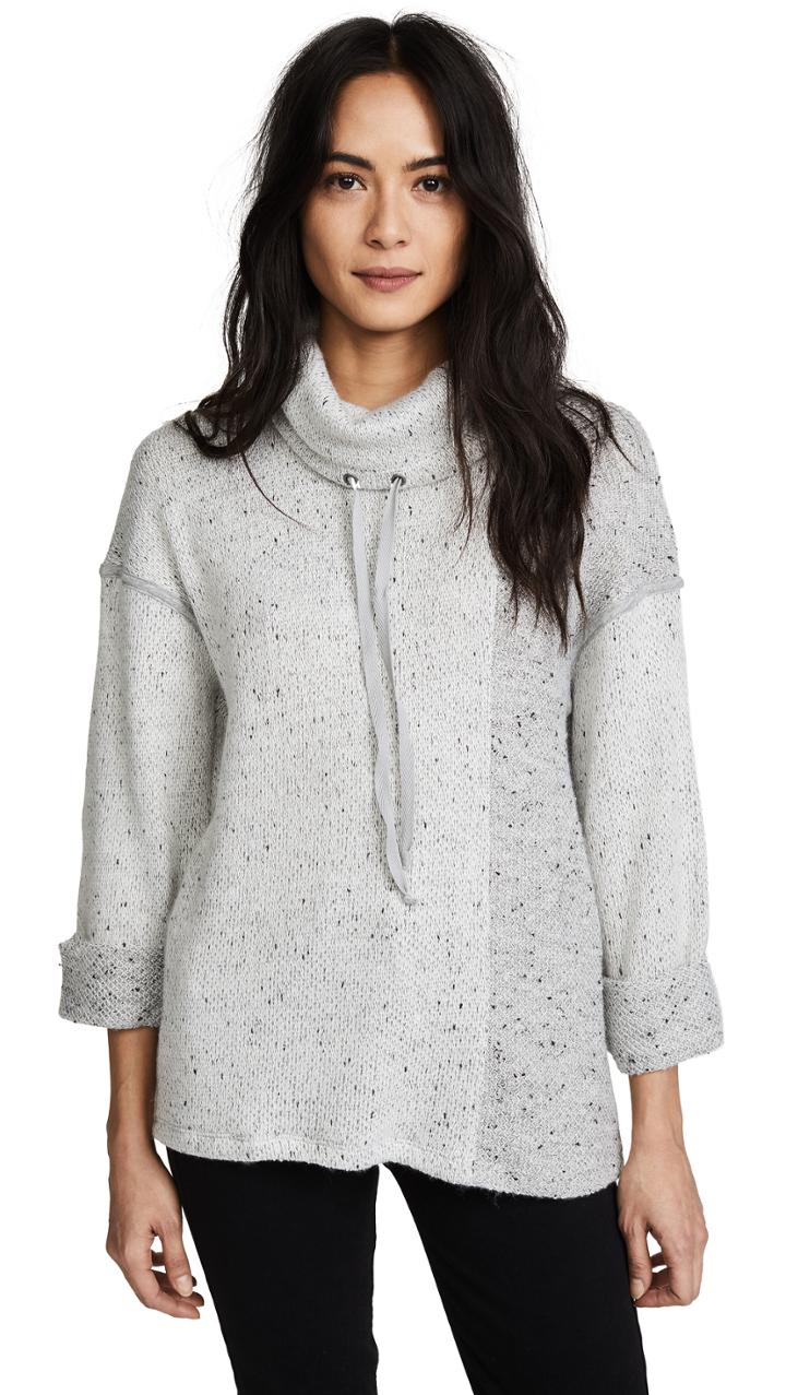 Splendid Morrow Cowl Loose Knit Sweater