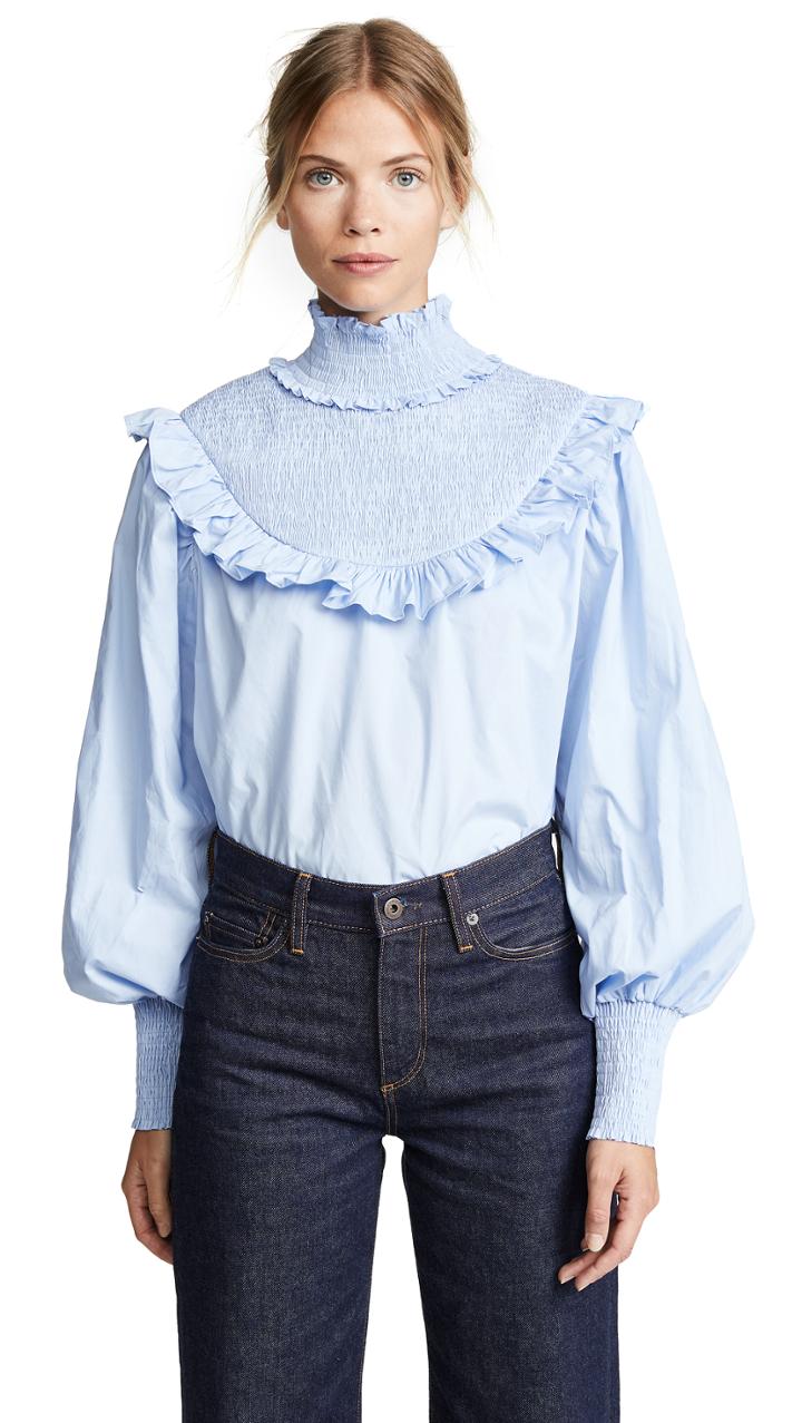 English Factory Smocked Top