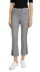 Veronica Beard Jean Carolyn Baby Bootcut With Tux Stripes