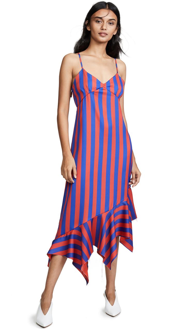Marques Almeida Peplum Slip Dress