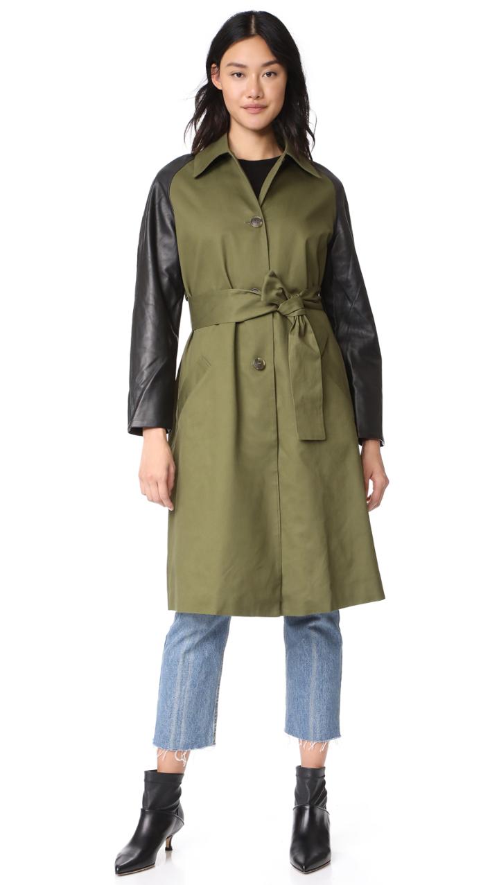 Veda Army Trench Coat