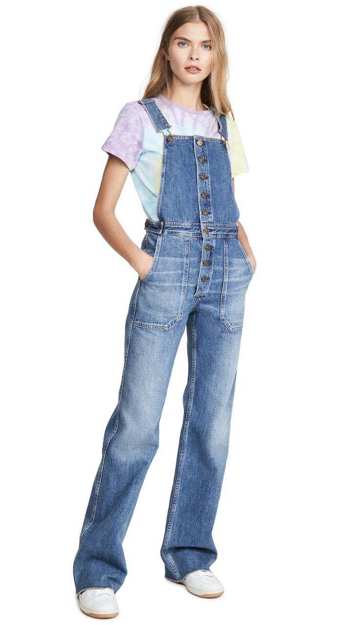 Citizens Of Humanity Faye Button Front Overalls