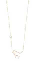 Lulu Frost 14k Gold Cancer Necklace With White Diamonds