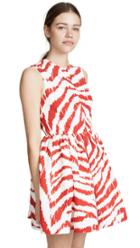 Msgm Striped Frock Dress