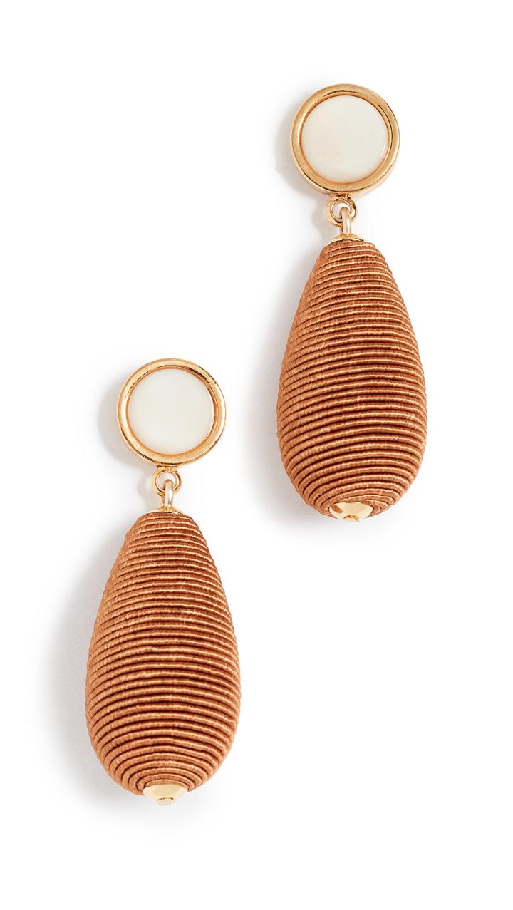 Lizzie Fortunato Terracotta Drop Earrings