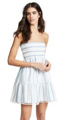 Milly Smocked Flounce Dress