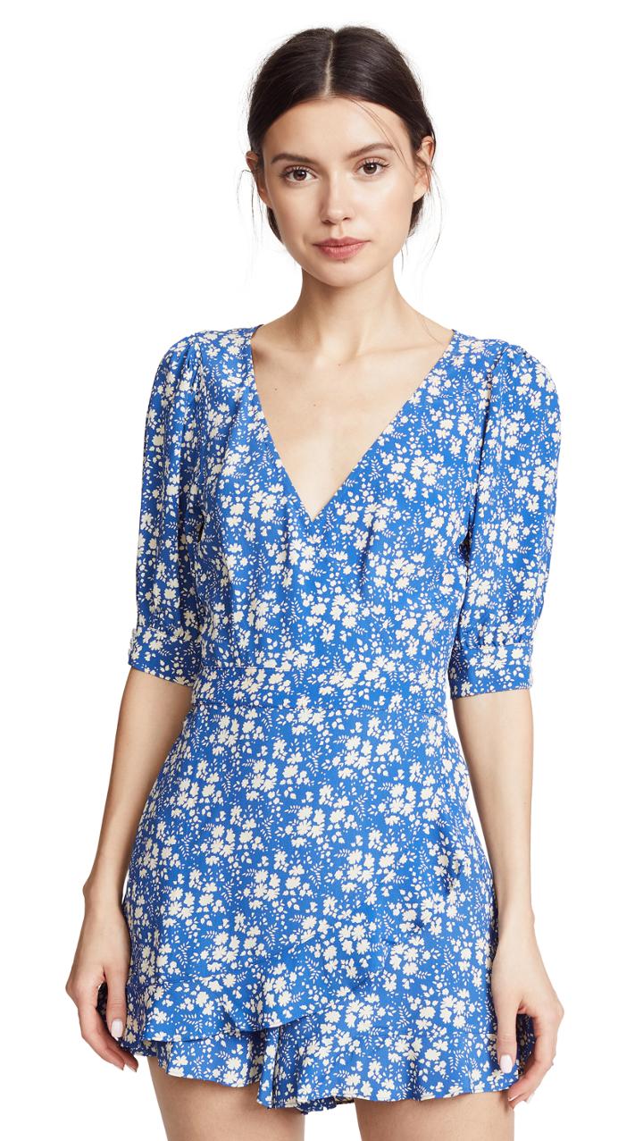 For Love Lemons Zamira Floral Romper