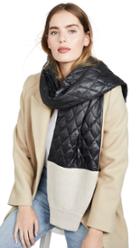 Tibi Knit Sleeve Quilting Scarf