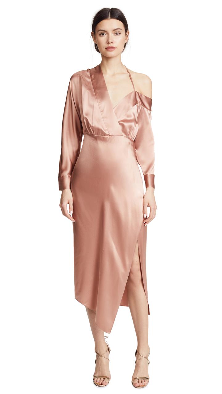 Michelle Mason Off Shoulder Dress