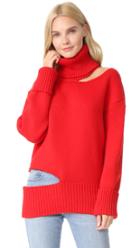 Monse Cutout Turtleneck Sweater