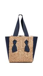 Pamela Munson Petite Isla Bahia Mixed Media Tote