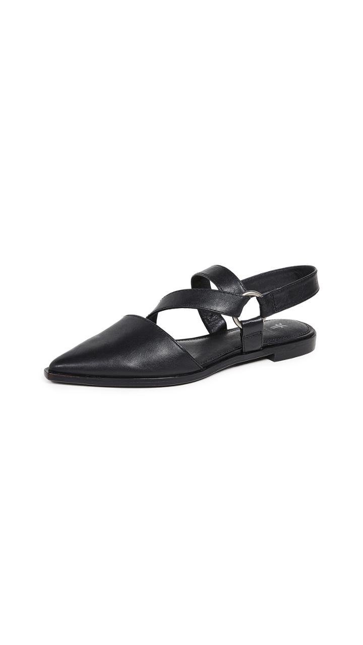 Frye Kenzie Strappy Harness Flats