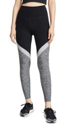 Beyond Yoga Tri Panel High Waisted Midi Leggings