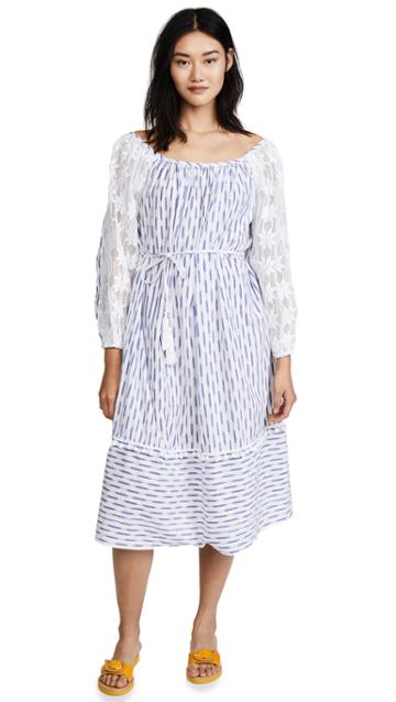 Place Nationale Ikat Smock Dress