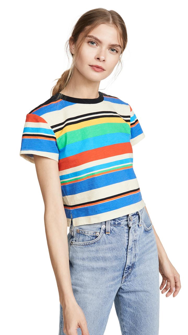 Pam Gela Stripe Crew Tee