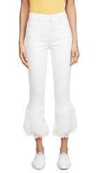 Paige Hoxton Straight Ankle With Lace 27 Jeans 