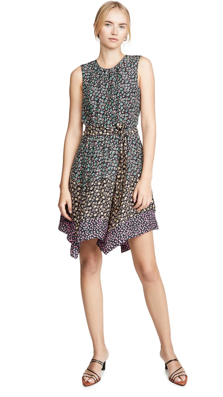 Rebecca Taylor Sleeveless Louisa Floral Dress