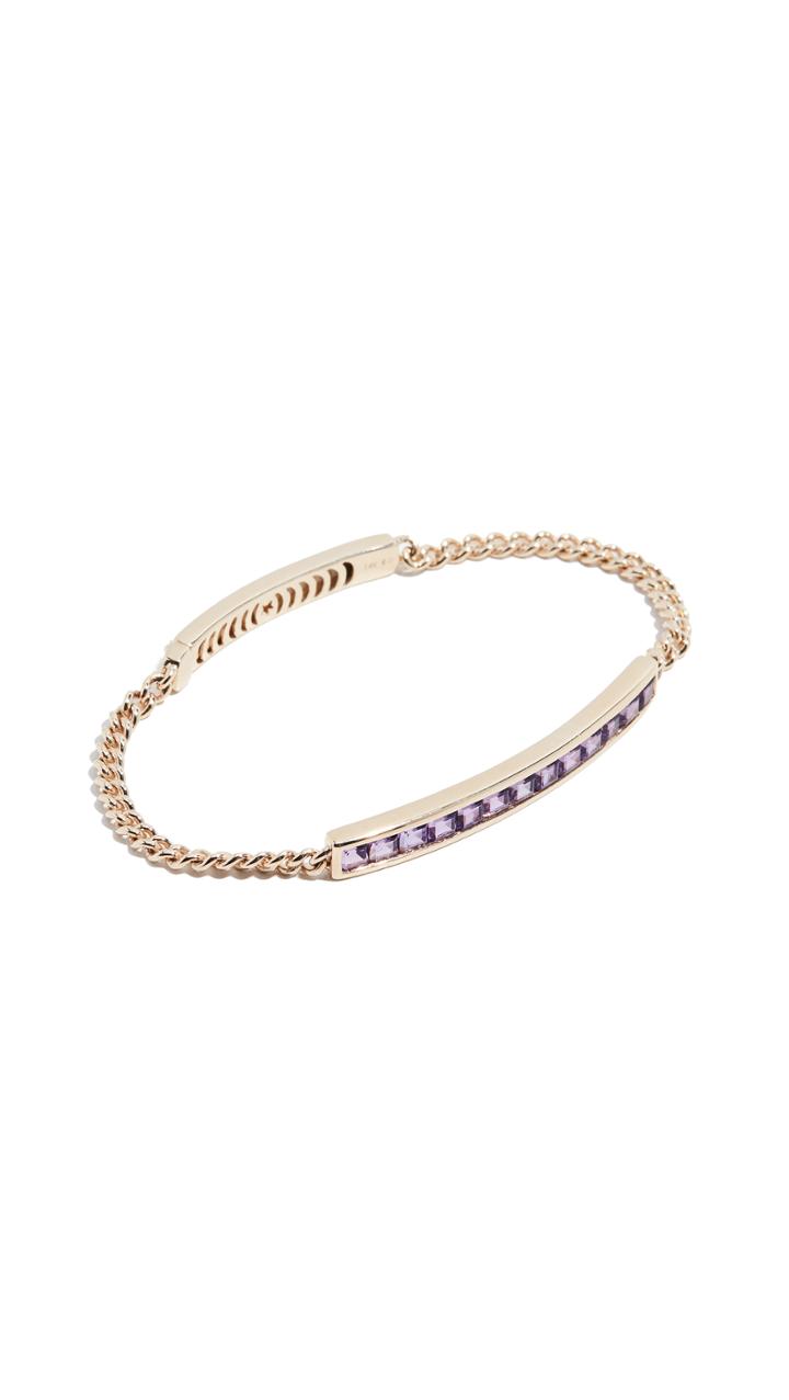 Jane Taylor 14k Squares Id Bracelet