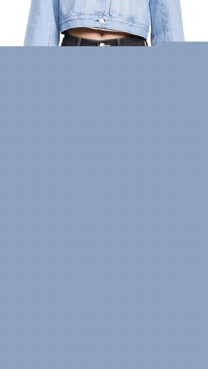 Current Elliott The High Waist Straight Jeans