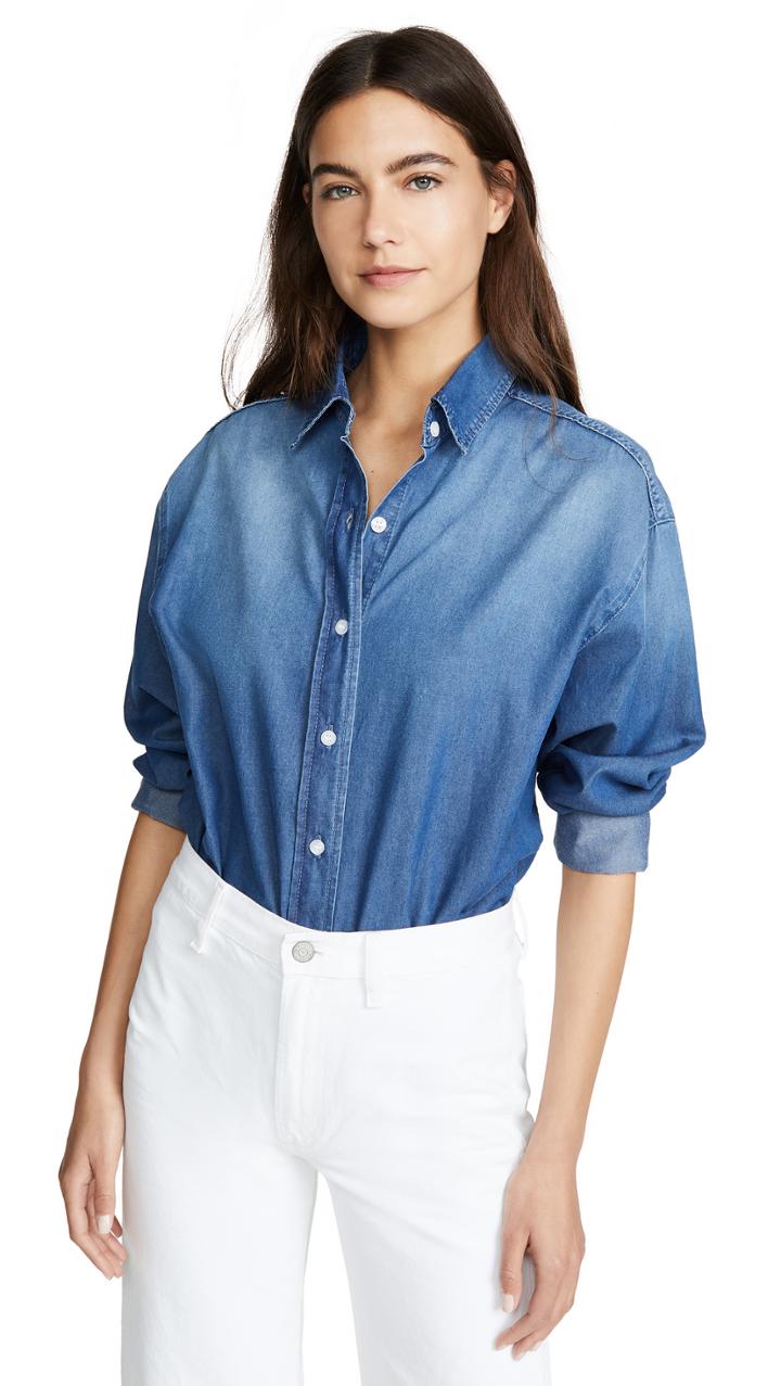 Prps Washed Denim Button Up Shirt