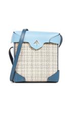 Manu Atelier Mini Pristine Box Tweed Bag