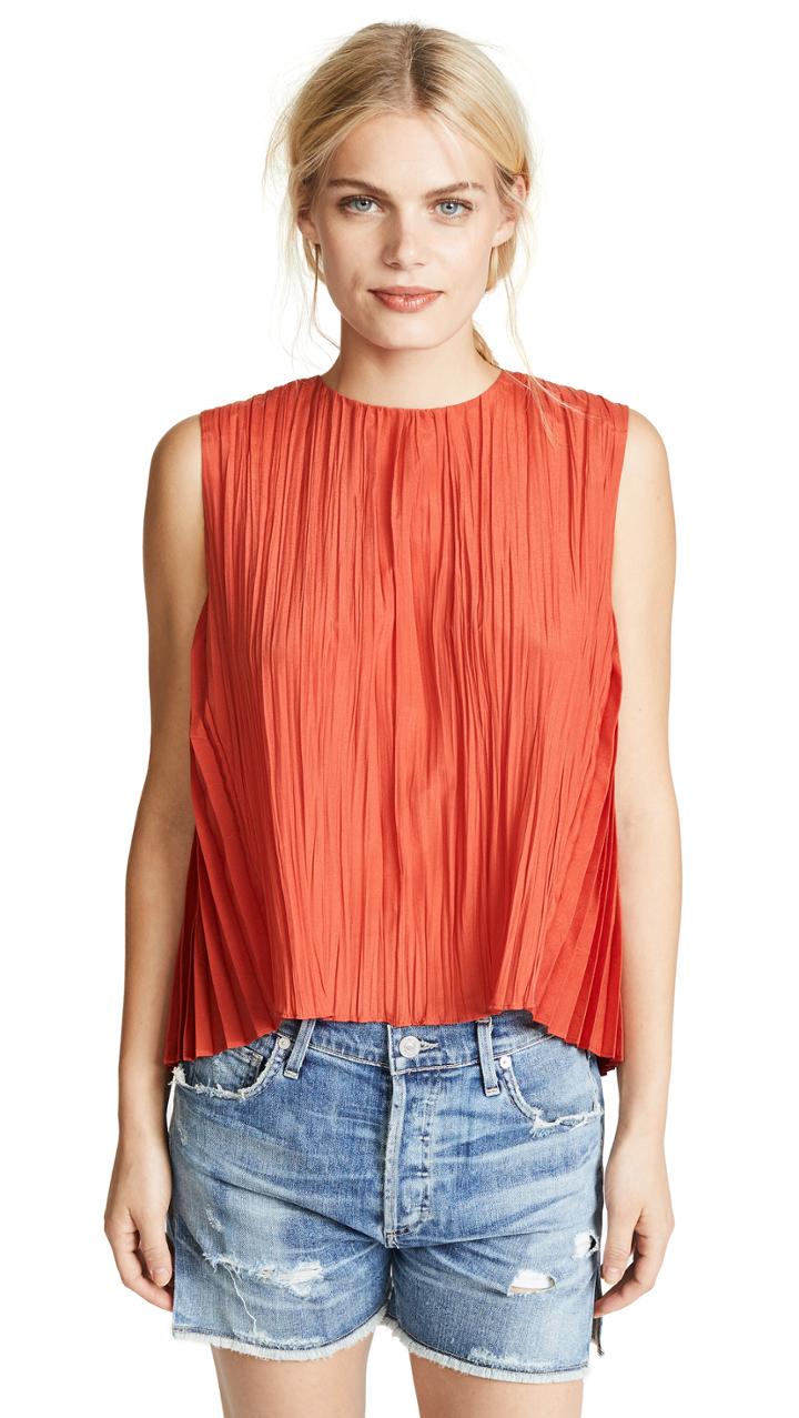 Vetiver Rockaway Zigzag Top