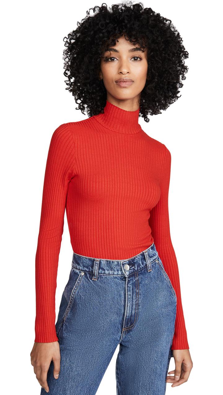 Nobody Denim Luxe Rib Long Sleeve
