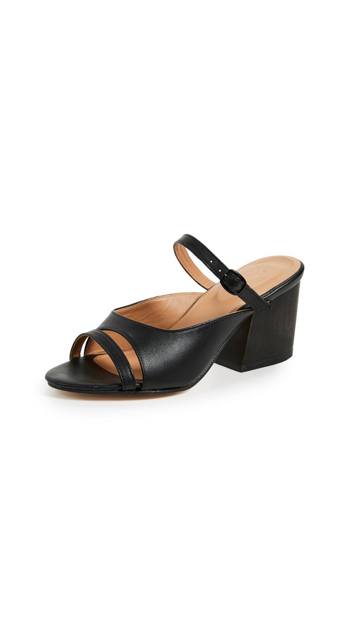 The Palatines Seta Buckle Slides