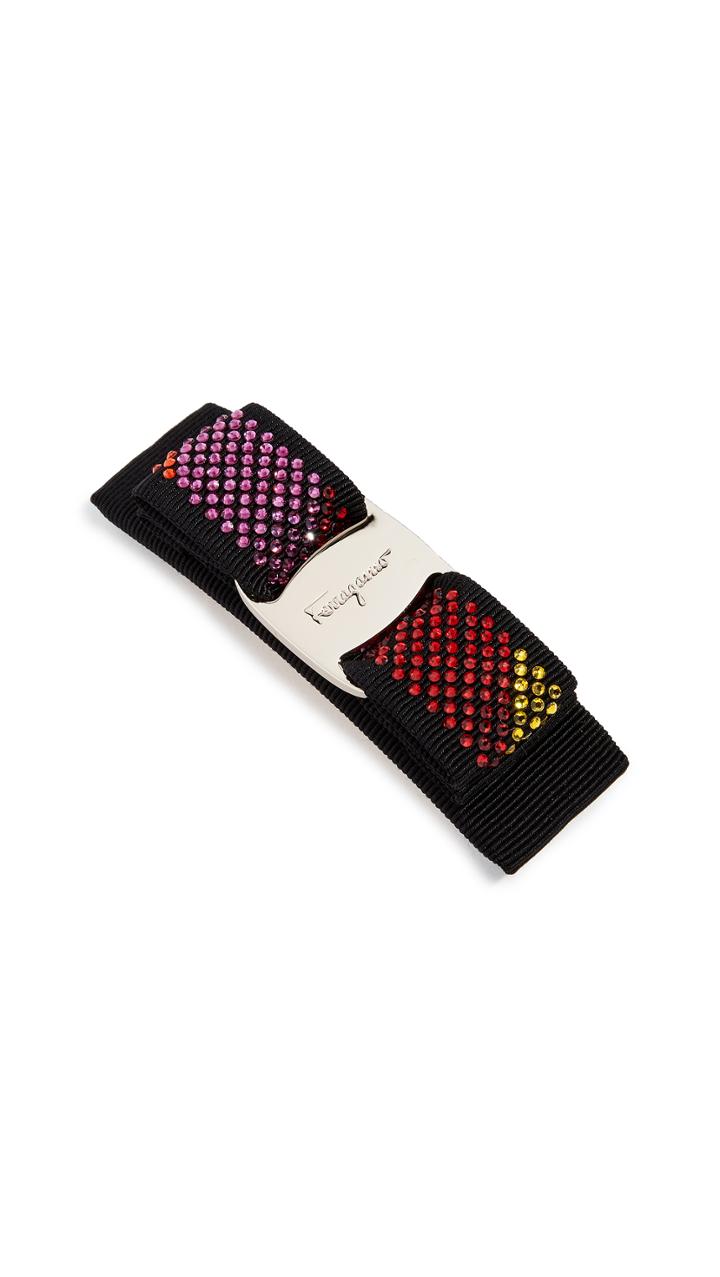 Salvatore Ferragamo Crystal Rainbow Barrette