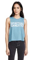 Spiritual Gangster Sg Varsity Crop Tank