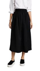 Tibi Smocked Waistband Full Skirt