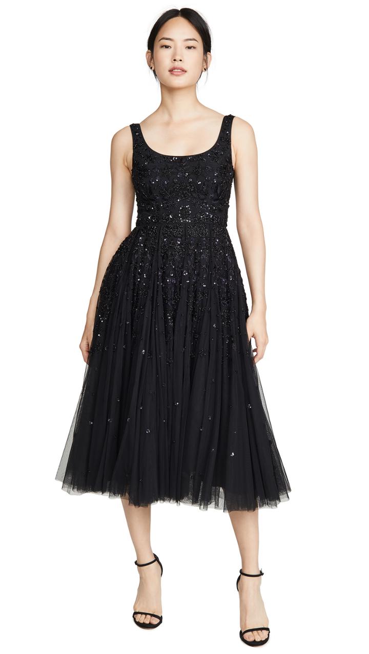 Needle Thread Snow Flake Prom Dress