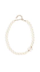 What Goes Around Comes Around Chanel Gold Pearl Necklace