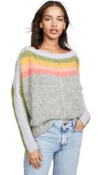 Free People See The Rainbow Sweater