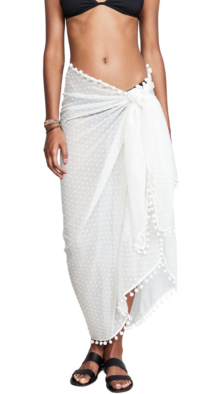 Kos Resort Embroidered Sarong