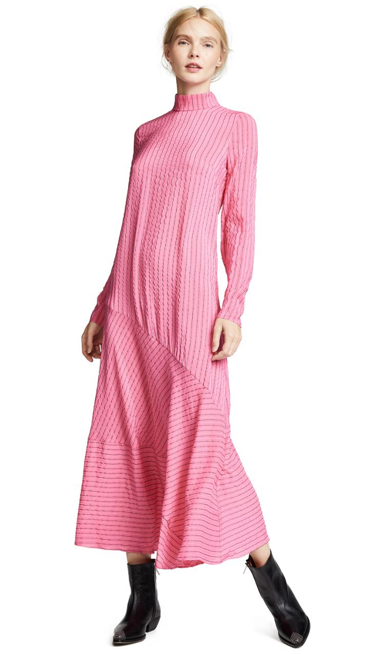 Ganni Seersucker Dress