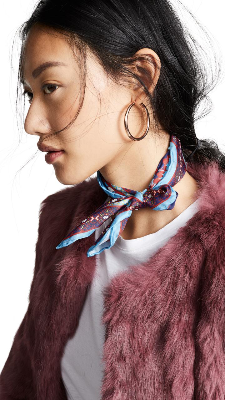 Rebecca Minkoff Harley Floral Bandana Scarf