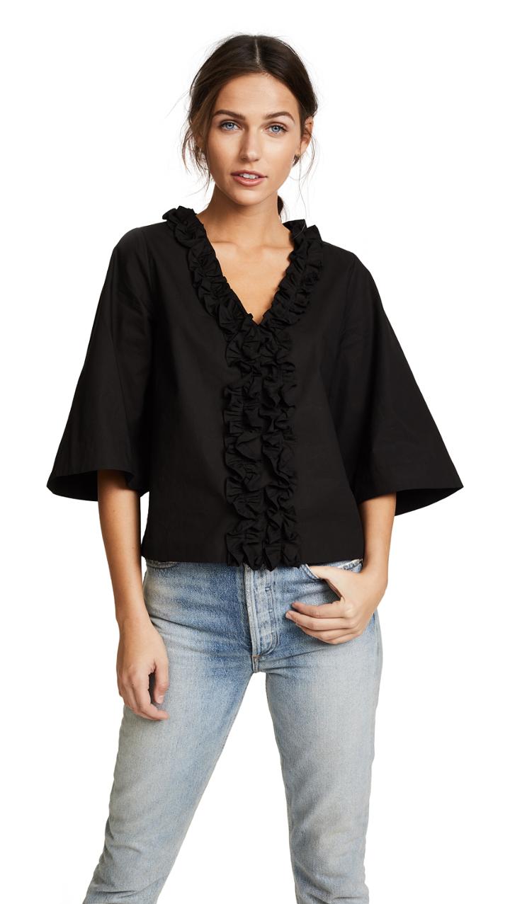 M Patmos Donyale Poplin Blouse