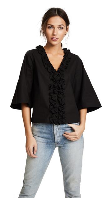 M Patmos Donyale Poplin Blouse
